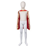 Kids Children Movie Po Red Cloak Cosplay Costume Halloween Carnival Suit